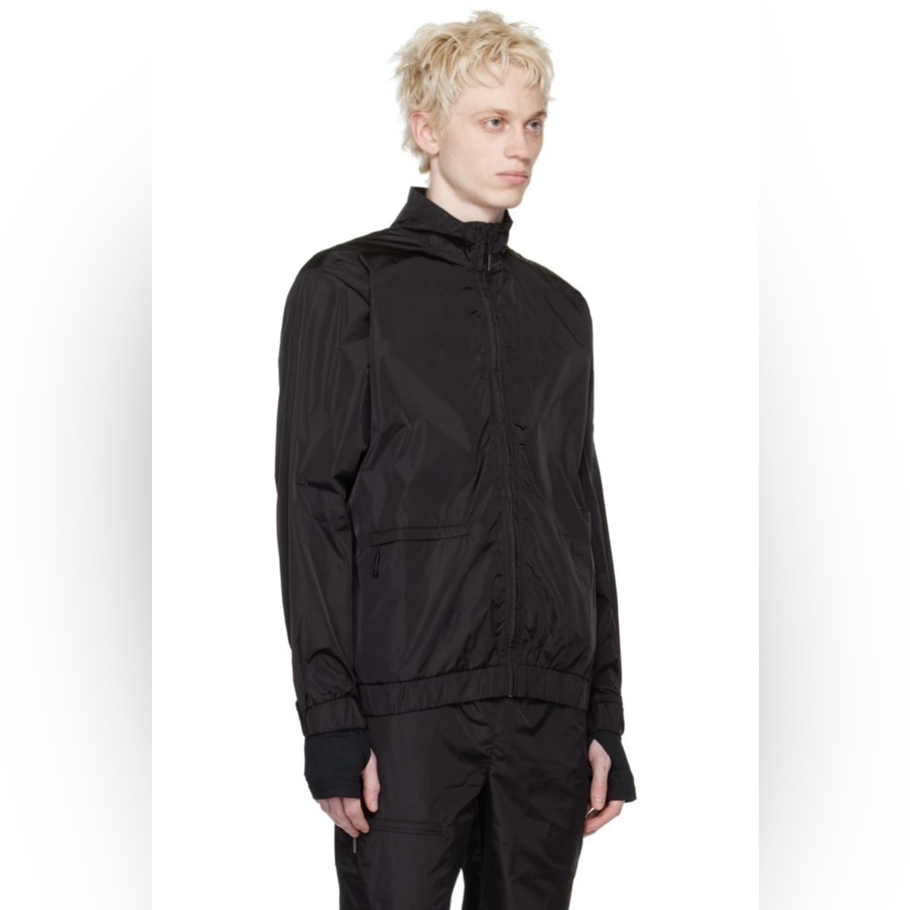 NWT [Rains] Unisex Track Jacket in Black - Picture 2 of 11
